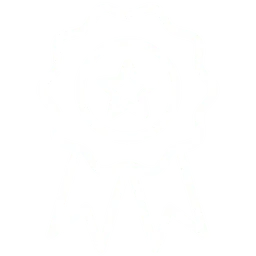 Line drawing of an award ribbon with a star